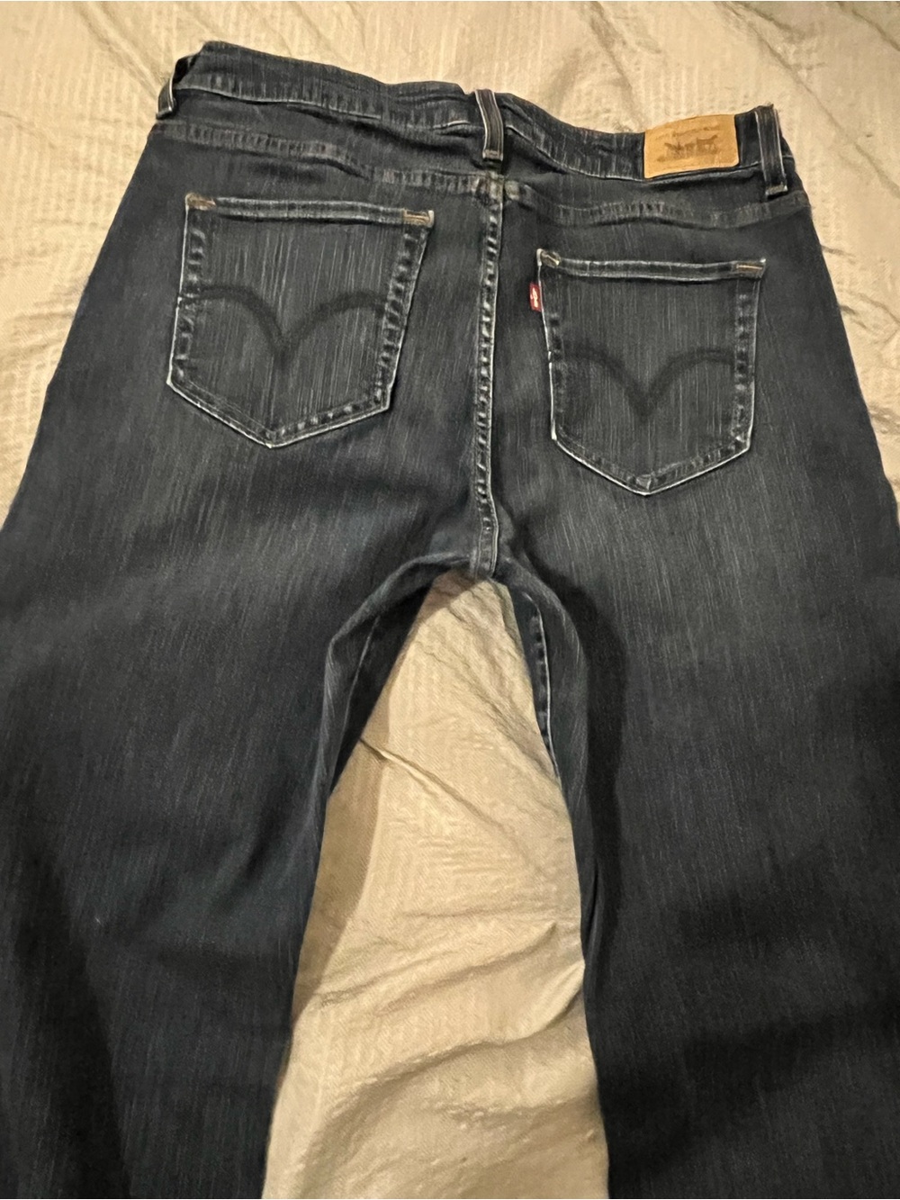 Womens  Levi’s Levis 512 Perfectly Shaping Boot Cut Size 16W Medium Dark Blue - Picture 13 of 14